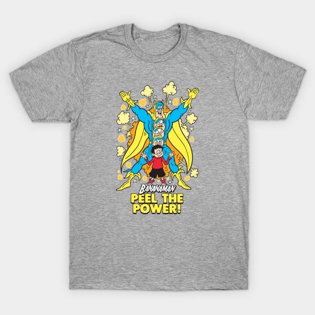 Banana Man Cartoon T-Shirt by Chewbaccadoll